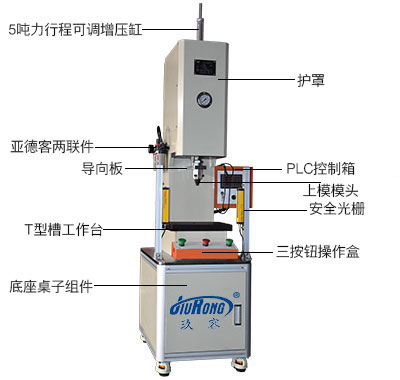 5噸半弓型氣液壓力機(jī)